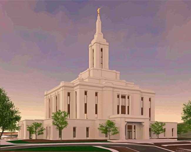 Idaho Pocatello Temple Painting By Numberss.png