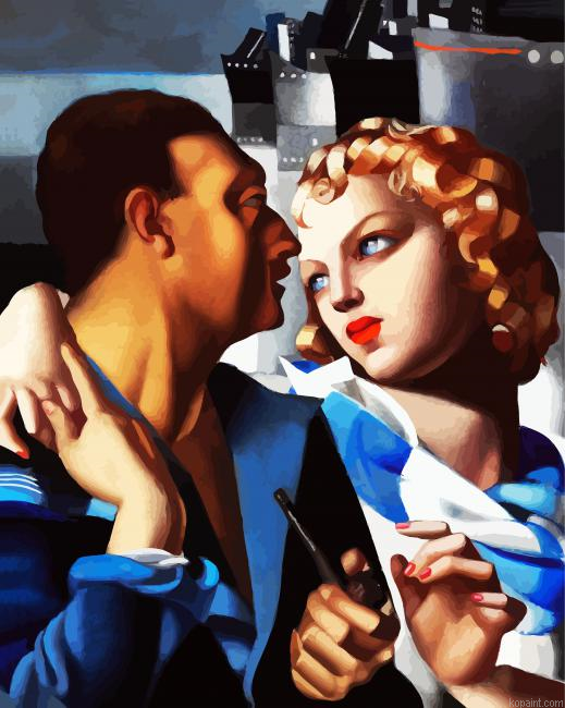 Idyll Tamara De Lampicka Painting By Numberss.png