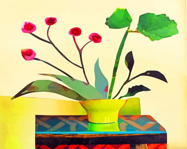 Ikebana Art Painting By Numberss.png