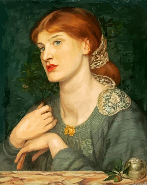 Il Ramoscello Rossetti Painting By Numberss.png
