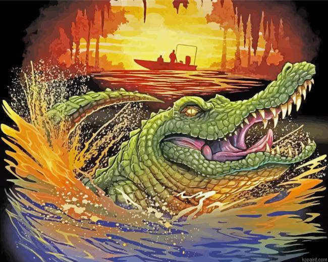 Illustration Alligator Painting By Numberss.png