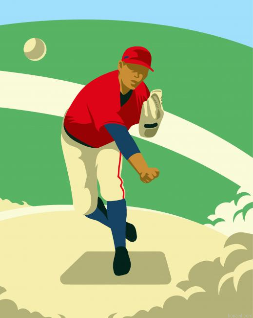 Illustration Baseball Pitcher Painting By Numberss.png