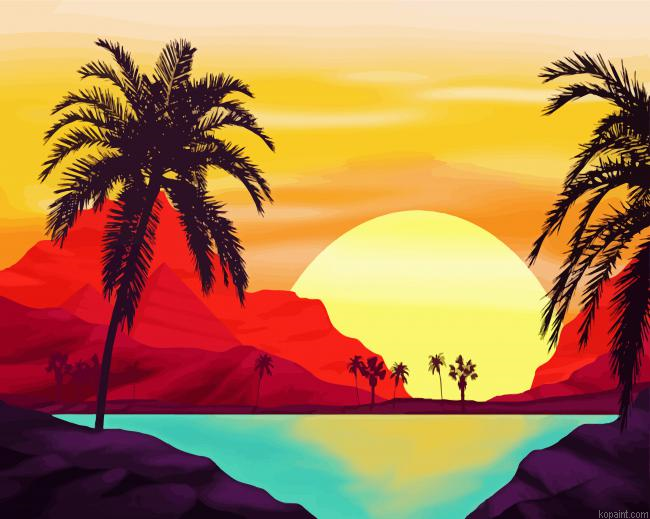 Illustration Oasis Desert Painting By Numberss.png