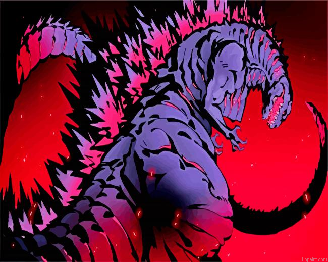 Illustration Shin Godzilla Painting By Numberss.png