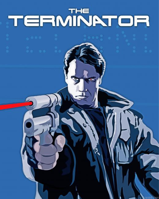Illustration The Terminator Painting By Numberss.png