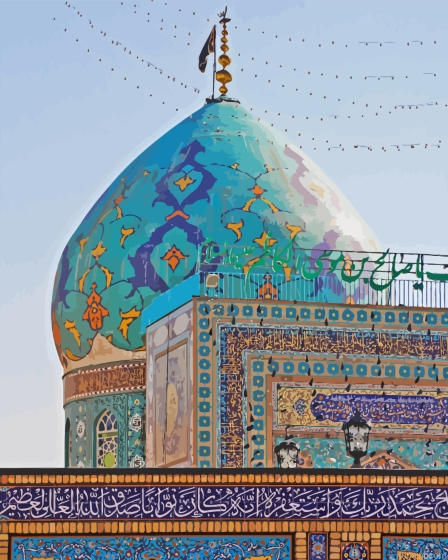 Imam Zadeh Saleh Tehran Painting By Numberss.png