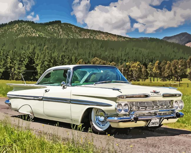 Impala Car Painting By Numberss.png