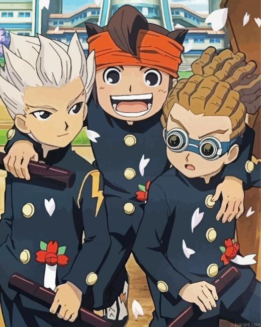 Inazuma Eleven Characters Paint By Numbers