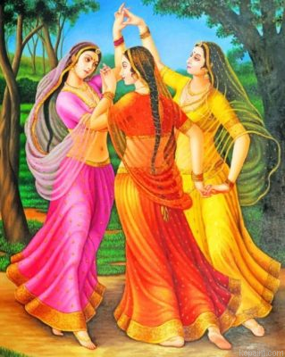 Indian Ladies Painting By Numberss.png