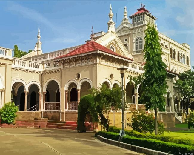 Indian Pune Aga Khan Palace Painting By Numberss.png