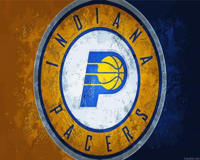 Indiana Pacres Club Logo Paint By Numbers