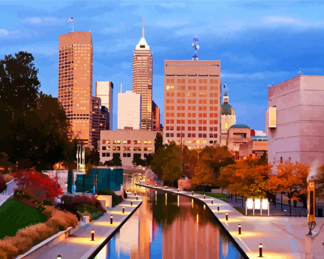 Indianapolis City Painting By Numberss.png