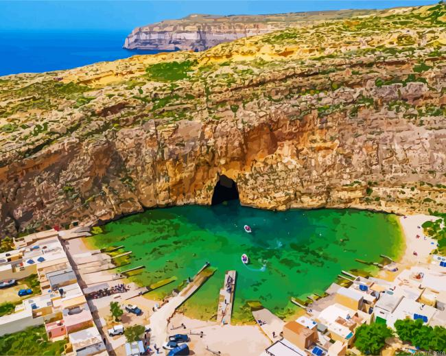 Inland Sea Dive Site Gozo Painting By Numberss.png