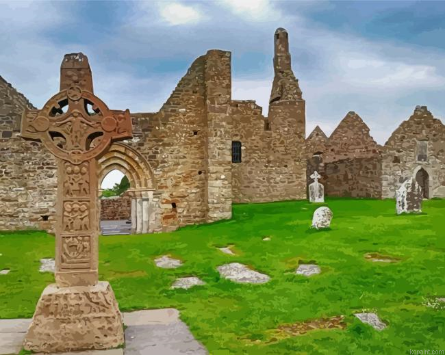 Ireland Monument Landscape Painting By Numberss.png