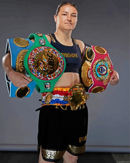 Irish Boxer Katie Taylor Painting By Numberss.png
