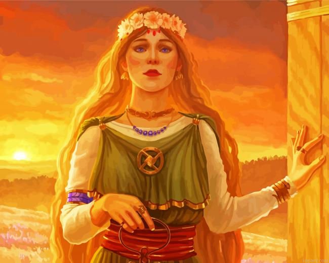 Irish Goddess Painting By Numberss.png