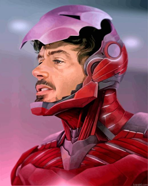 Iron Man Painting By Numberss.png