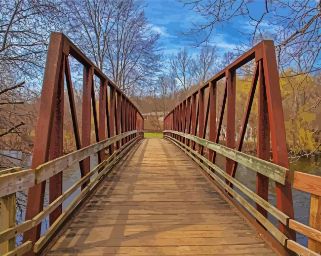 Island Park Ann Arbor Paint By Numbers