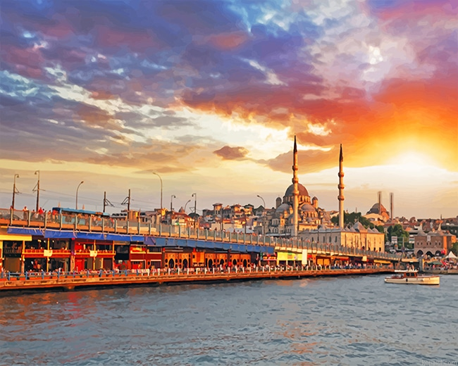 Istanbul Landscape New Painting By Numberss.png