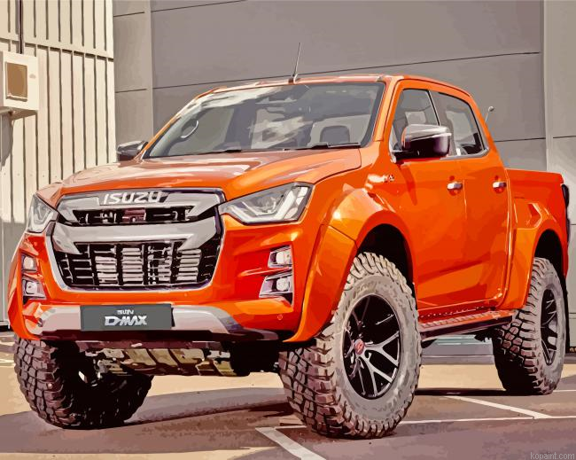 Isuzu D Max Arctic Trucks Paint by Numbers