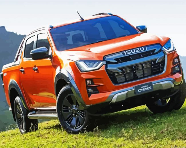 Isuzu Pickup Truck Painting By Numberss.png