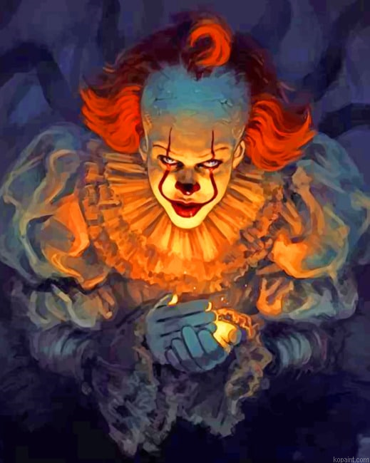 It Movie Horror Painting By Numberss.png