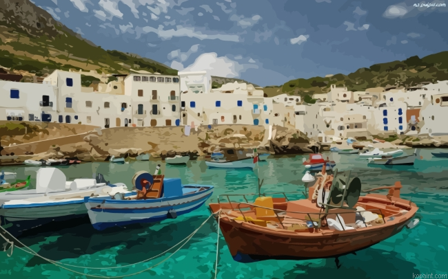 Italy Cefalu Painting By Numberss.png