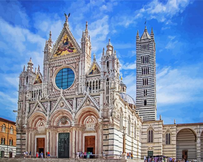 Italy Duomo Di Siena Painting By Numberss.png