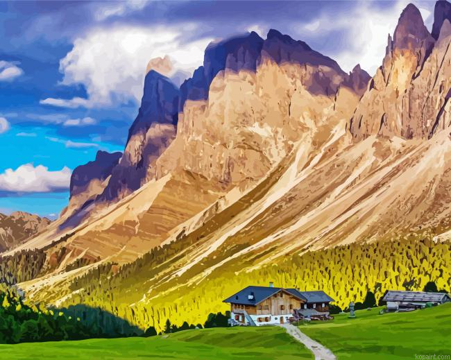 Italy Mountains Nature Painting By Numberss.png