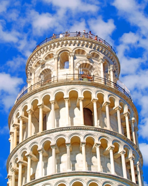 Italy Pisa Tower Painting By Numberss.png