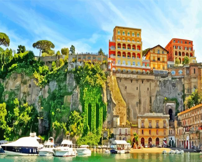Italy Sorrento Paint by Numbers