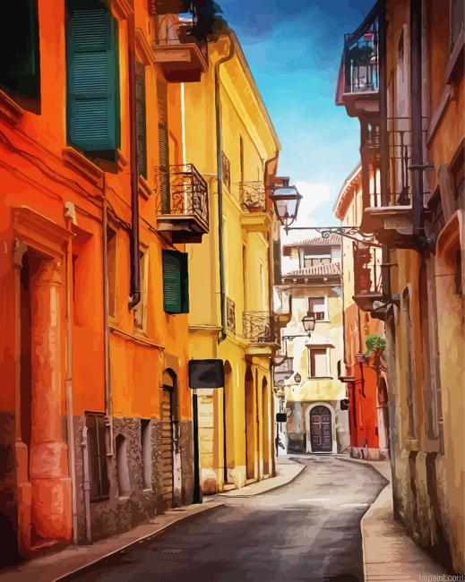 Italy Verona Streets Painting By Numberss.png