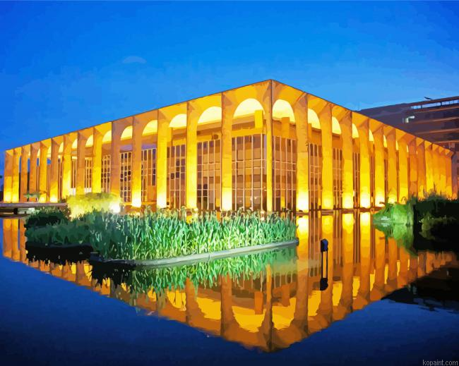 Itamaraty Palace By Oscar Niemeyer Painting By Numberss.png
