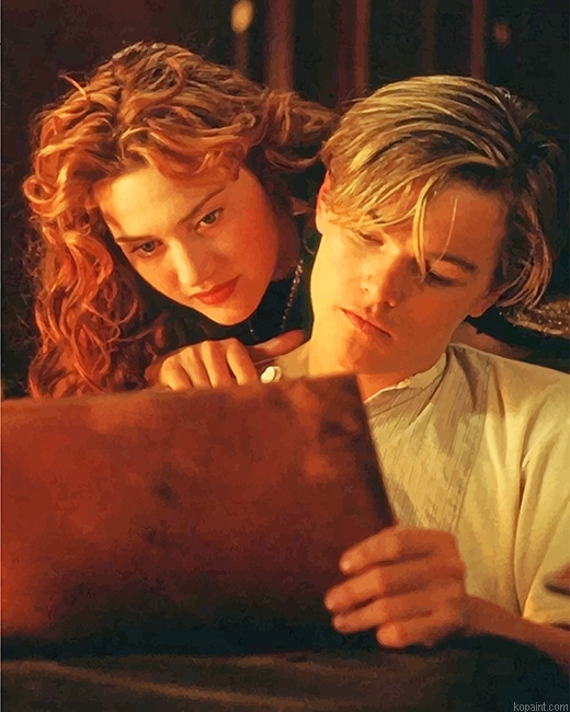 Jack And Rose Titanic New Painting By Numberss.png