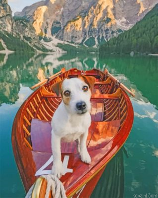 Jack Russell In Lake Louise Painting By Numberss.png