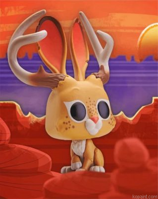Jackalope Illustration Painting By Numberss.png