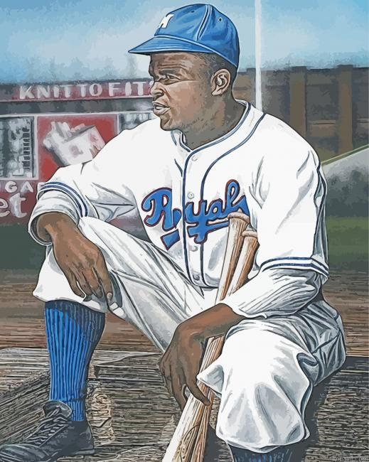 Jackie Robinson Montreal Royals Painting By Numberss.png