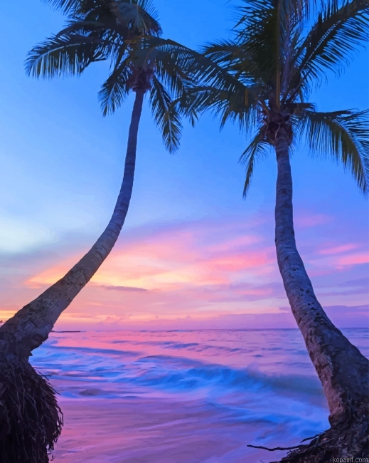 Jamaican Palm Trees New Painting By Numberss.png
