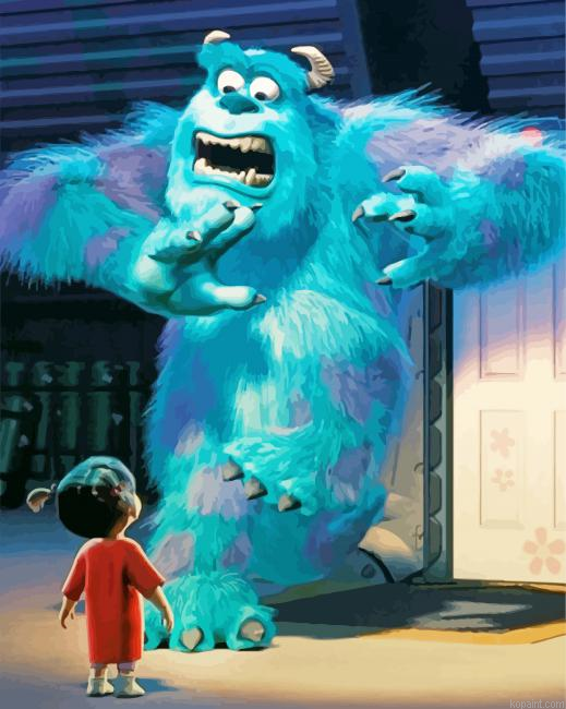 James P Sullivan Monster Inc Painting By Numberss.png
