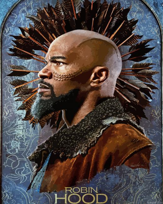 Jamie Foxx Robin Hood Character Painting By Numberss.png