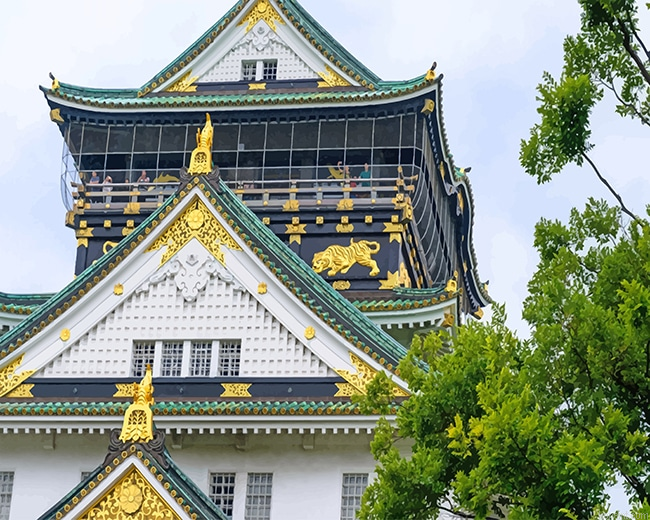 Japan Osaka Castle New Painting By Numberss.png