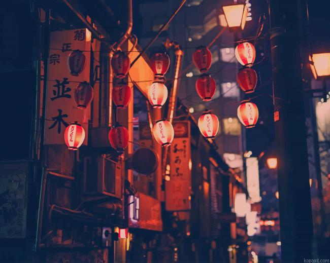 Japan Streets Painting By Numberss.png