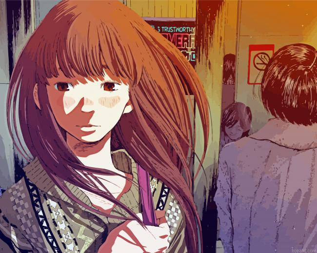 Japanese Goodnight Punpun Painting By Numberss.png