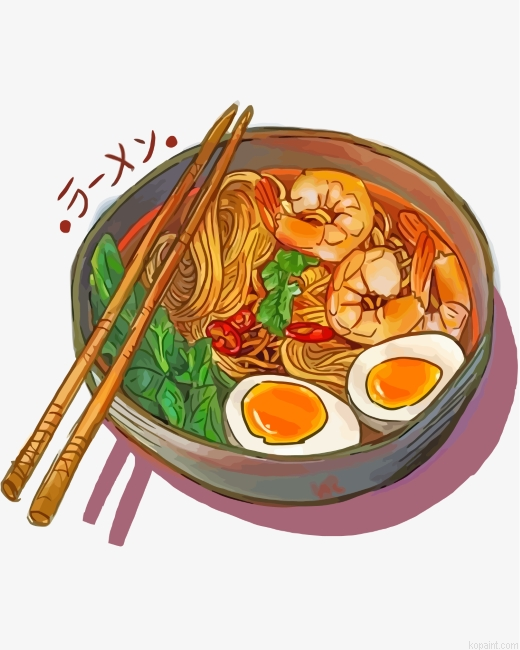 Japanese Ramen Painting By Numberss.png