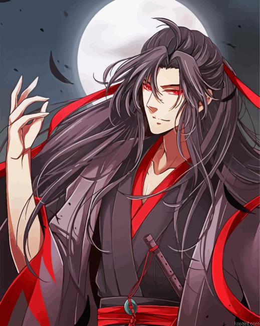 Japanese Wei Wuxian Painting By Numberss.png