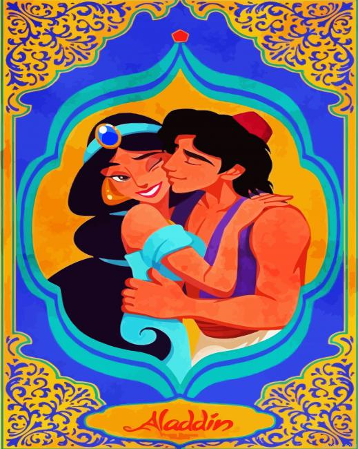 Jasmine And Aladdin Painting By Numberss.png