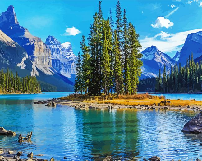 Jasper National Park Painting By Numberss.png