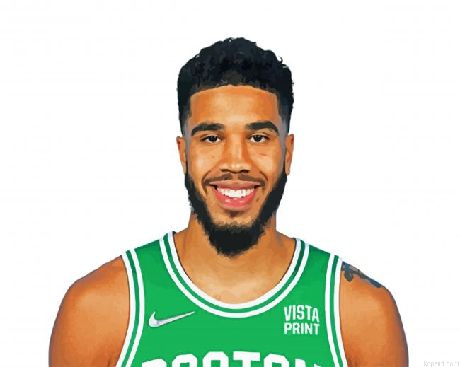 Jayson Tatum Basketball Player Painting By Numberss.png