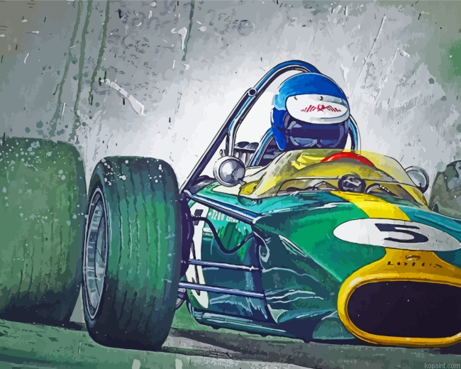 Jim Clark F1 Art Painting By Numberss.png
