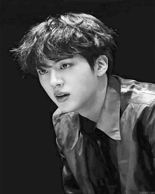 Jin Bts New Painting By Numberss.png